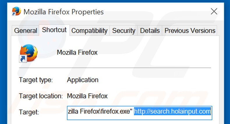 Aggiustare il collegamento rapido a Mozilla Firefox step 2