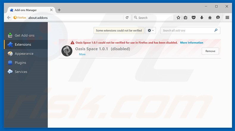 Rimuovere hohosearch.com da Mozilla Firefox 