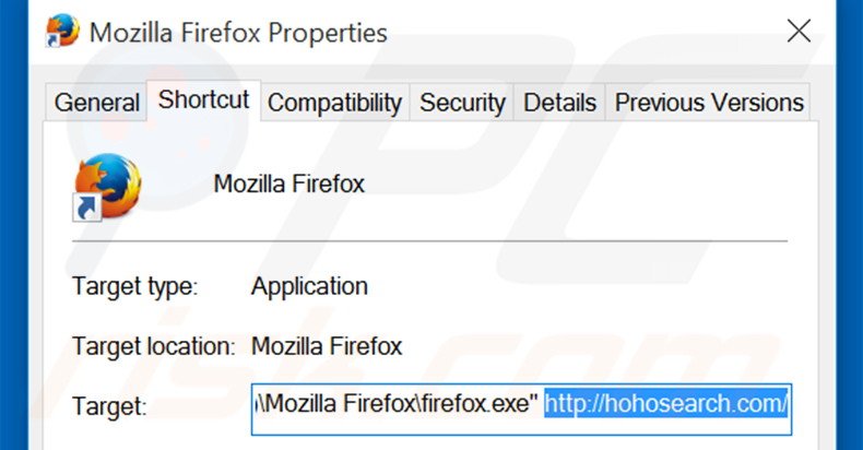 Aggiustare il collegamento rapido a Mozilla Firefox step 2