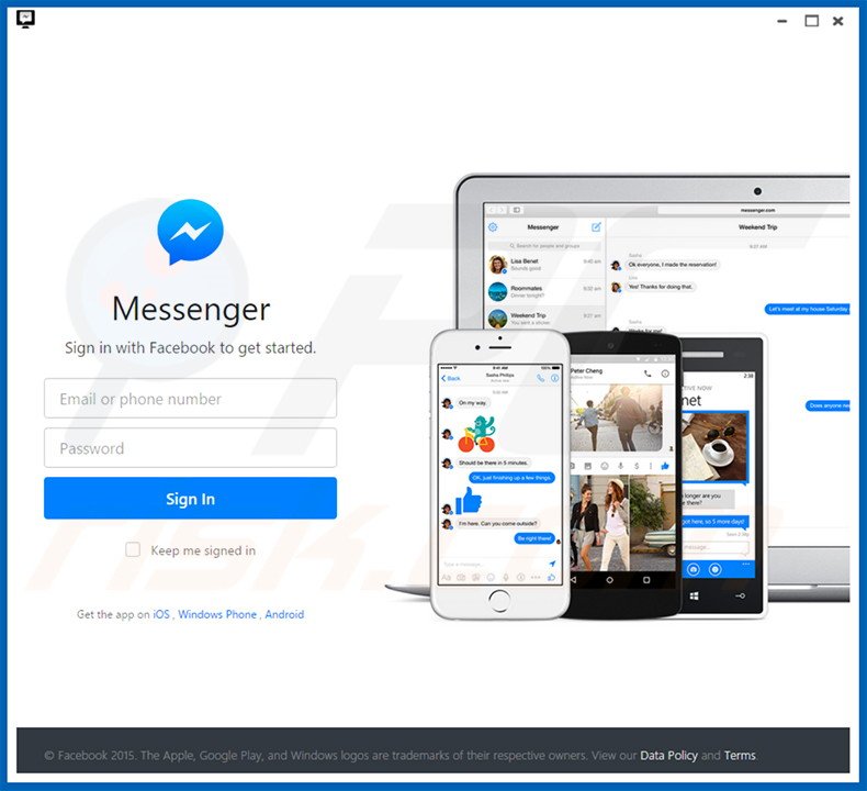 Potentially unwante adware-type program MessengerTime