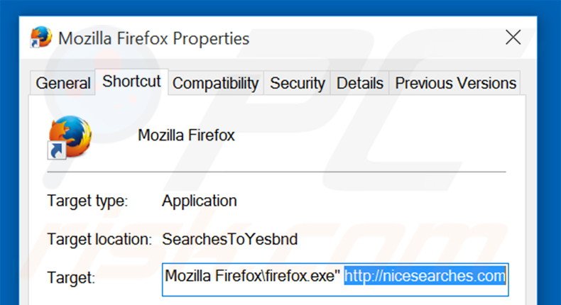 Aggiustare il collegamento rapido a Mozilla Firefox step 2