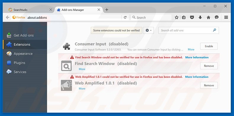 Rimuovere searchtudo.com da Mozilla Firefox 