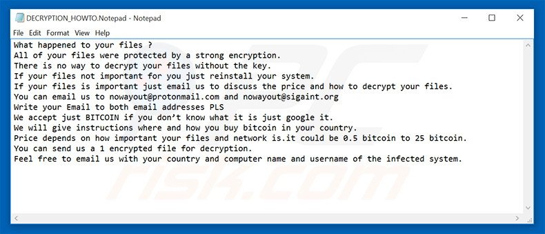 Surprise decrypt instructions