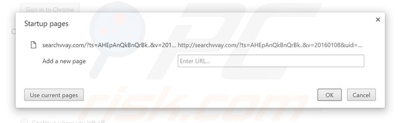 Cambia la tua homepage searchvvay.com in Google Chrome 