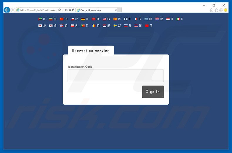 UltraCrypter website login