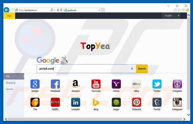 yeabests.cc browser hijacker