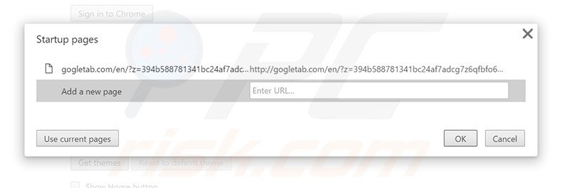 Cambia la tua homepage gogletab.com in Google Chrome 