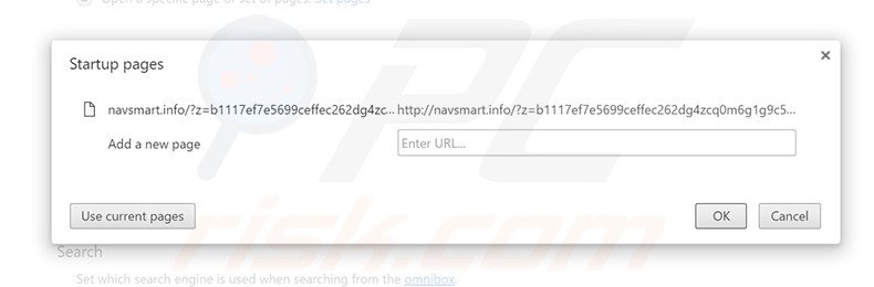 Cambia la tua homepage navsmart.info in Google Chrome 