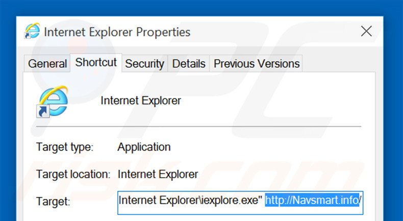 Aggiustare il collegamento rapido a Internet Explorer step 2