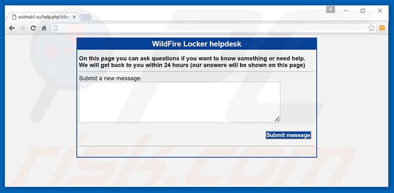WildFire Locker web support