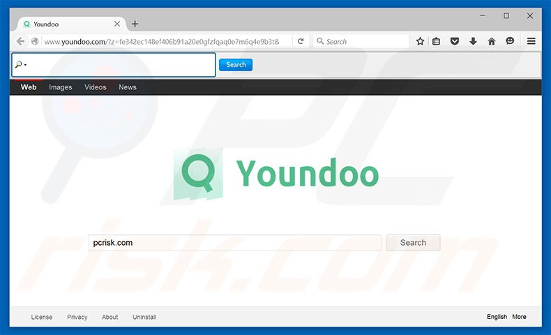 youndoo.com browser hijacker