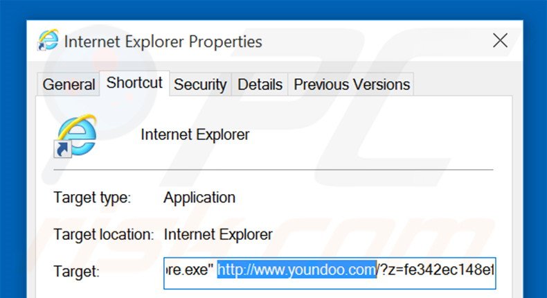 Aggiustare il collegamento rapido a Internet Explorer step 2