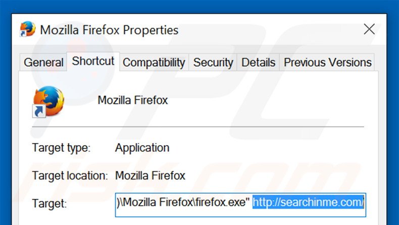 Aggiustare il collegamento rapido a Mozilla Firefox step 2