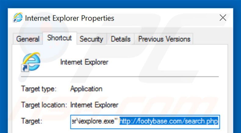 Aggiustare il collegamento rapido a Internet Explorer step 2