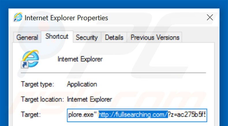 Aggiustare il collegamento rapido a Internet Explorer step 2