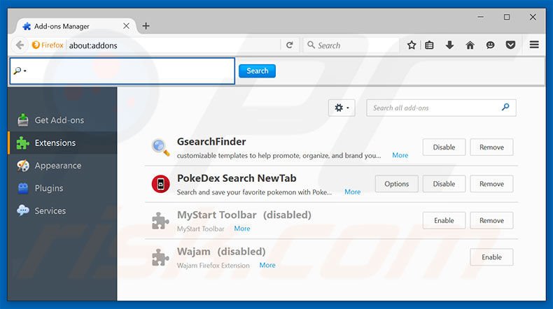 Rimuovere l'adware da  Mozilla Firefox step 2