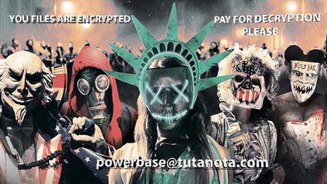 purge ransomware wallpaper