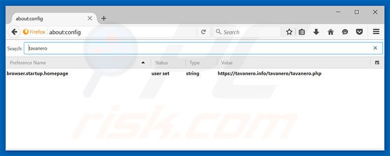 Cambia il tuo motore di ricerca predefinito tavanero.info in Mozilla Firefox 
