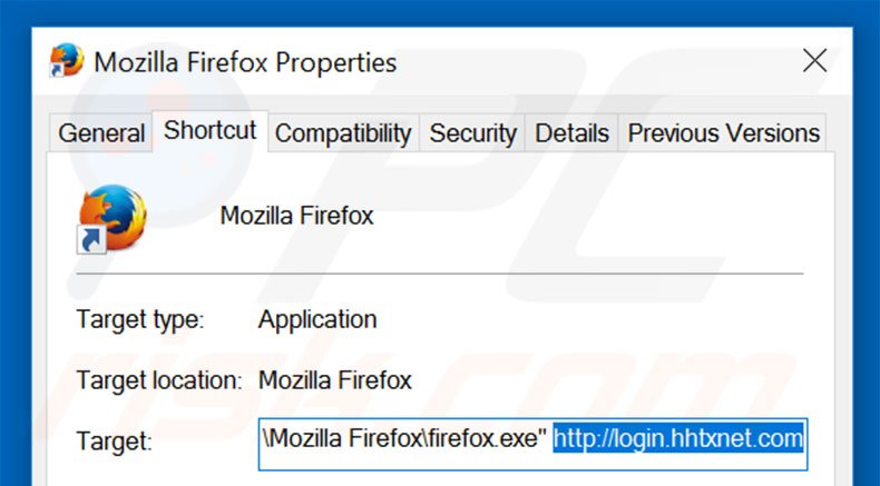 Aggiustare il collegamento rapido a Mozilla Firefox step 2