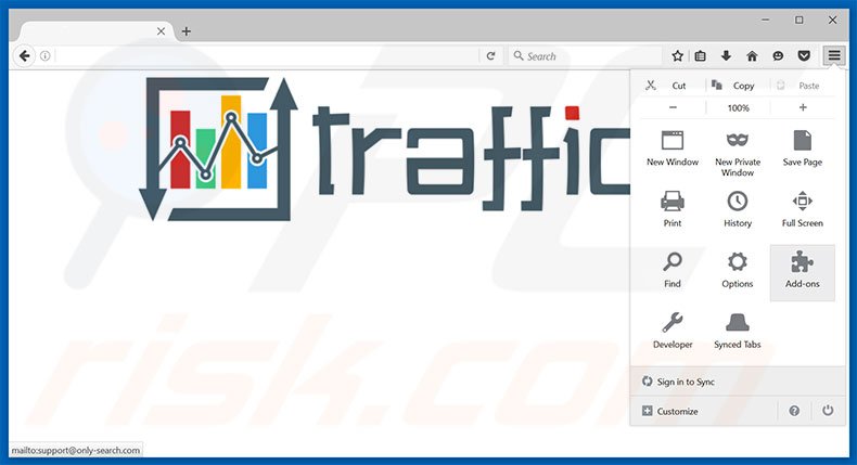 Rimuovere Traffic Exchange adware da Mozilla Firefox step 1