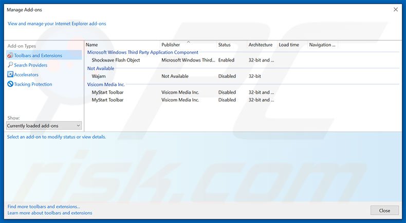 Rimuovere Traffic Exchange adware da Internet Explorer step 2