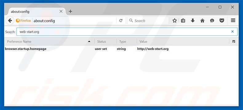 Cambia il tuo motore di ricerca predefinito web-start.org in Mozilla Firefox 