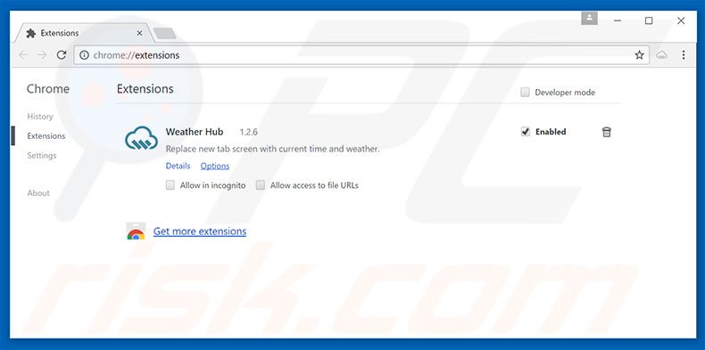 Rimuovere myluckysites.com da Google Chrome