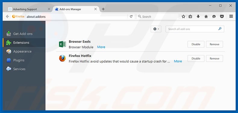 Rimuovere {PRODUCT_NAME} adware da Mozilla Firefox step 2