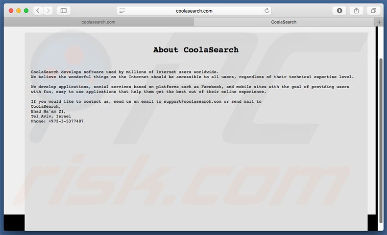 coolasearch.com about