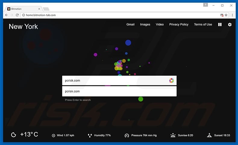 home.bitmotion-tab.com browser hijacker