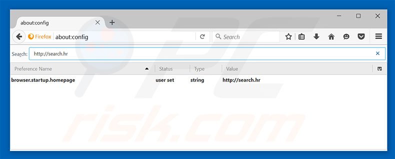 Cambia il tuo motore di ricerca predefinito search.hr in Mozilla Firefox 