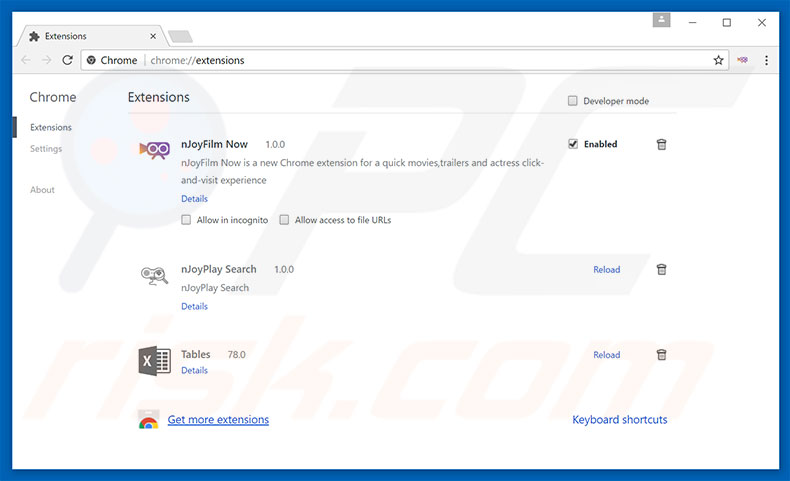 Removing Search Awesome ads from Google Chrome step 2
