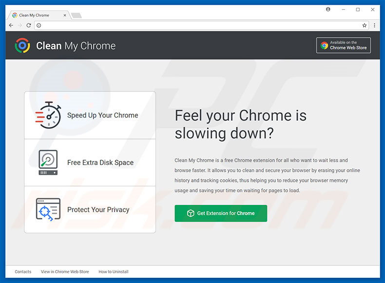 Clean My Chrome adware