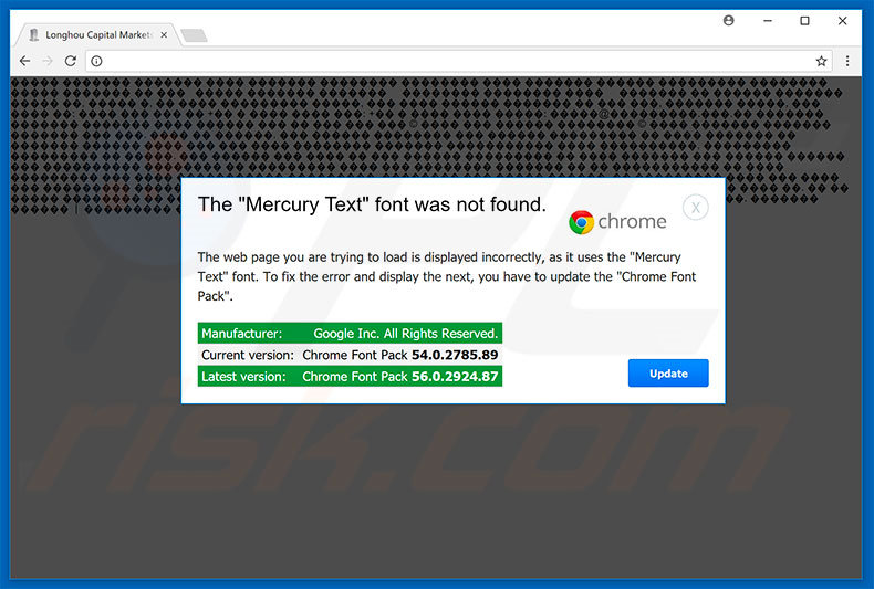 The Mercury Text Font Was Not Found Google Chrome variant