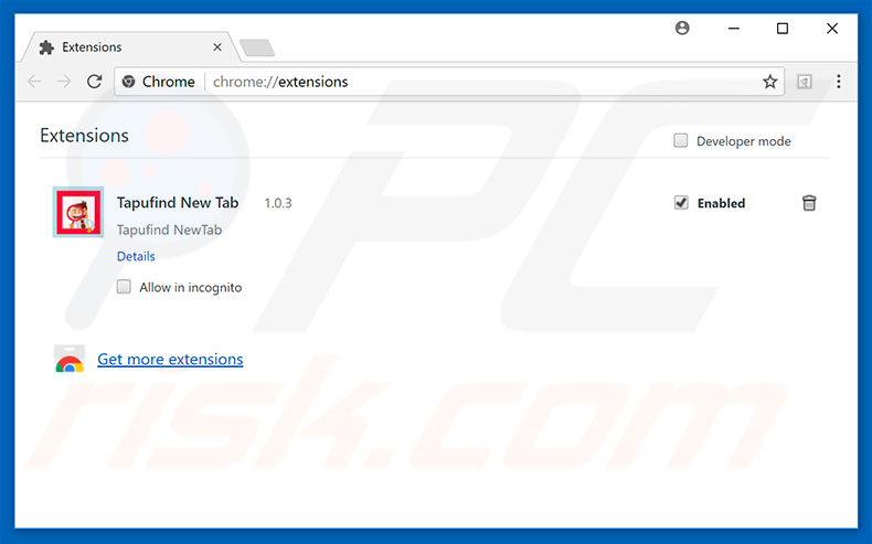 Removing Bitcoin Virus ads from Google Chrome step 2