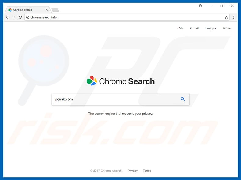 chromesearch.info browser hijacker