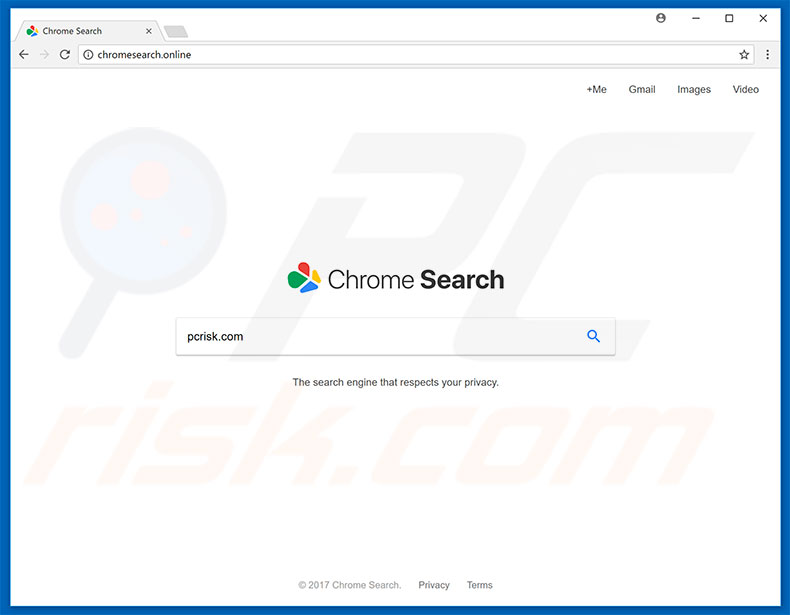 chromesearch.online browser hijacker