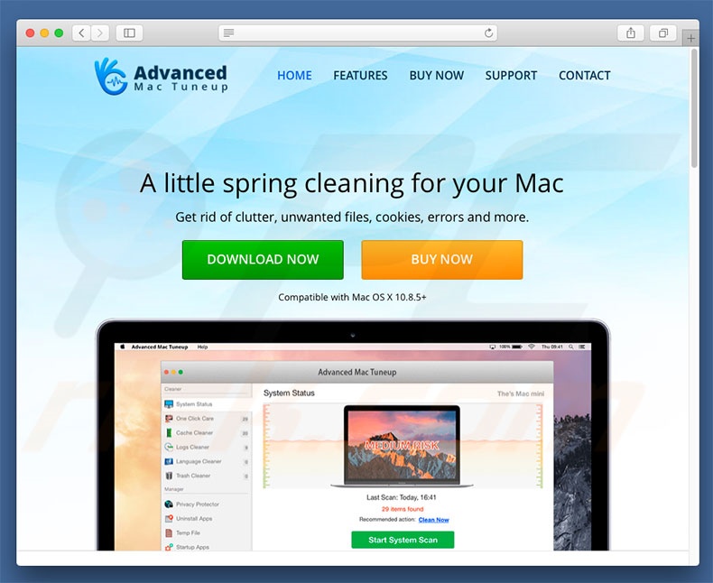 Official Advanced Mac Tuneup website