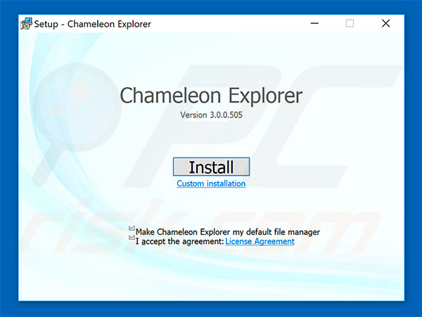 Chameleon Explorer Pro installer