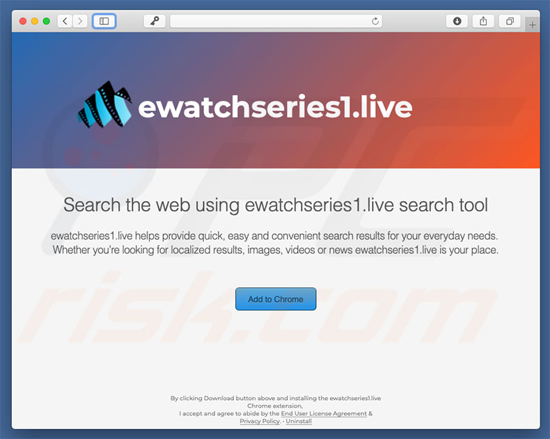 Dubious website used to promote search.ewatchseries.live