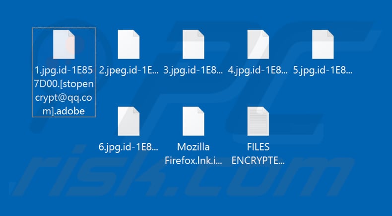 Files encrypted by Adobe