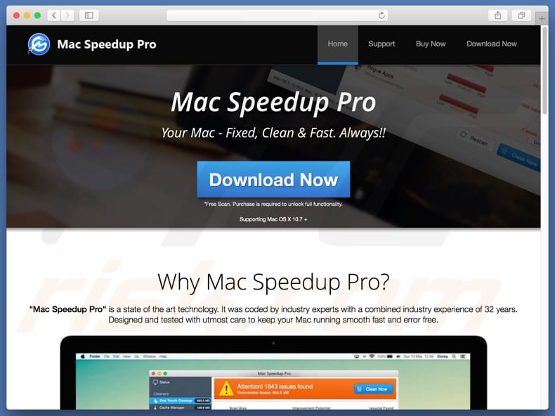 Mac Speedup Pro unwanted application