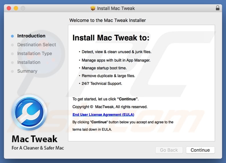 Mac Tweak app installer
