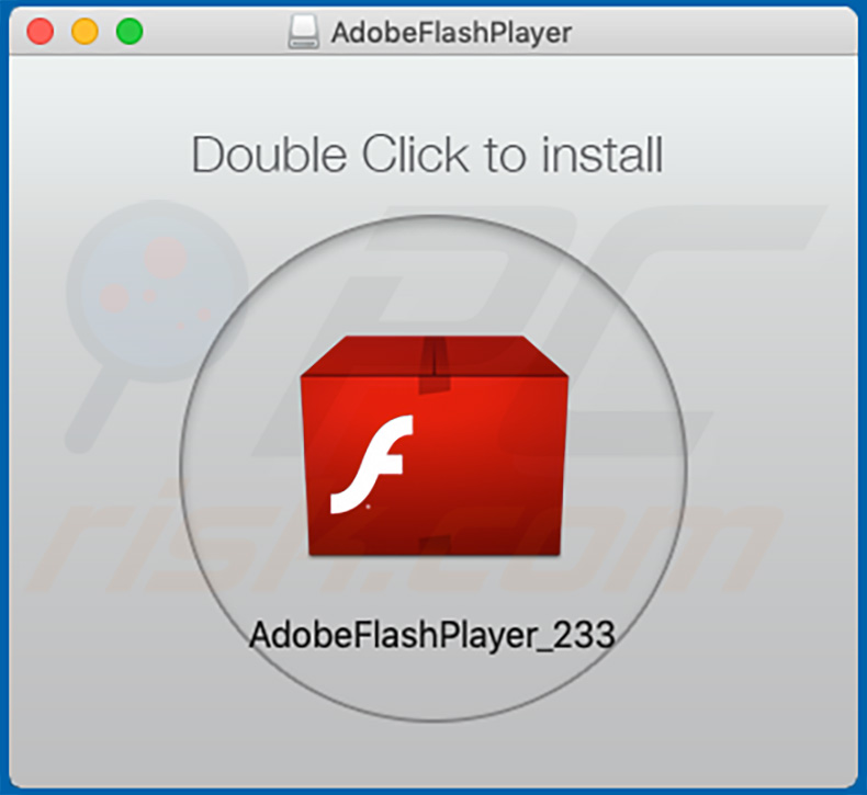 Shlayer trojan pretending to be Adobe Flash Player
