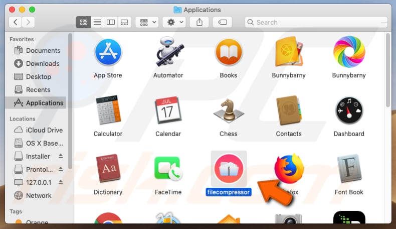 file compressor pro in applications folder