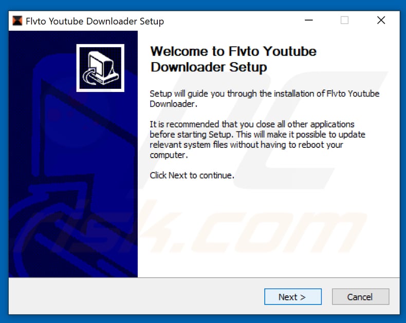 Installazione di Flvto Youtube Downloader