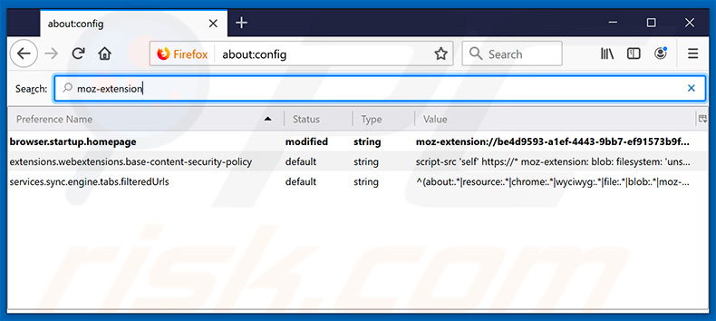 Removing search.heasyweatherforecast.com from Mozilla Firefox default search engine