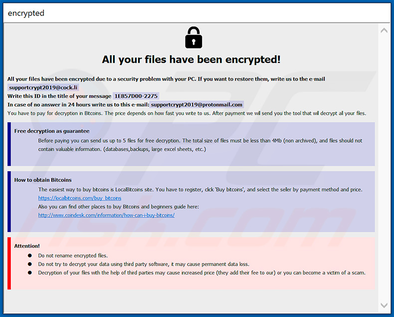 Adame decrypt instructions