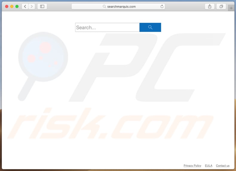 dirottatore del browser searchmarquis.com su un computer Mac