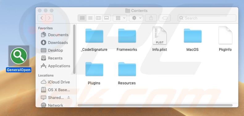 GeneralOpen installation folder